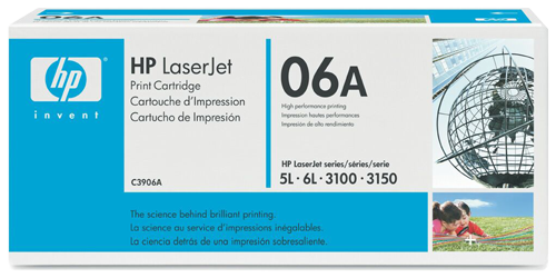 HP 06A LaserJet Cartus Toner Negru (C3906A) pentru HP LaserJet 3100, 3150 AIO Printer Peries & 6 LSE Printer&nbsp;big picture