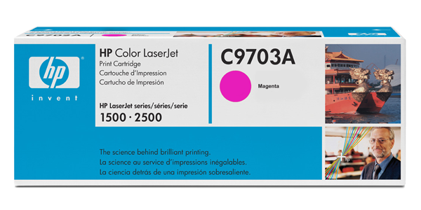 HP 121A Color LaserJet Cartus Toner Magenta (C9703A), pentru HP LaserJet 1500, 2500 Printer Series&nbsp;big picture