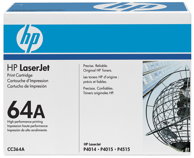 HP 64A Cartus Toner LaserJet Negru (CC364A) pentru imprimante din seriile HP LaserJet P4014, P4015, P4515&nbsp;big picture