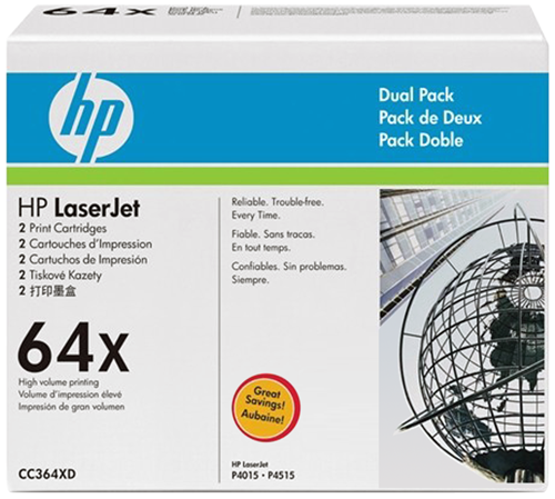 HP 64XD Cartus Toner LaserJet Negru (CC364XD) pentru imprimante din seriile HP LaserJet P4015, P4515&nbsp;big picture
