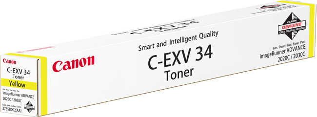 Canon C-EXV34Y Cartus Toner Galben 330g (3785B002AA, GPR-36) pentru Canon imageRunner Advance C2020, C2030 series&nbsp;big picture