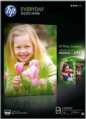 HP Q2510A Hartie HP Foto Everyday Lucioasa, InkJet, A4, 100 coli, 200g/m�; &nbsp;big picture