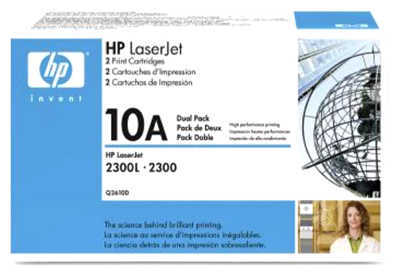 HP 10A LaserJet Cartus Toner Negru (pachet dublu) (Q2610D) pentru HP LaserJet 2300 Printer Series&nbsp;big picture