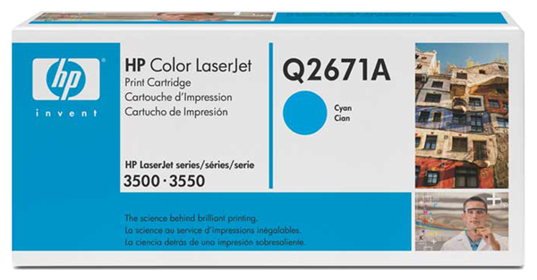 HP 309A LaserJet Cartus Toner Cyan (Q2671A) pentru HP Color LaserJet 3500, 3550 Printer Series&nbsp;big picture