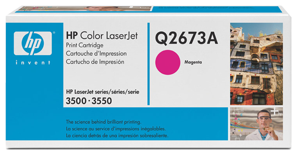 HP 309A LaserJet Cartus Toner Magenta (Q2673A) pentru HP Color LaserJet 3500, 3550 Printer Series&nbsp;big picture