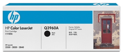HP 122A LaserJet Cartus Toner Negru (Q3960A) pentru HP Color LaserJet 2550, 2820, 2830, 2840 Printer Series&nbsp;big picture
