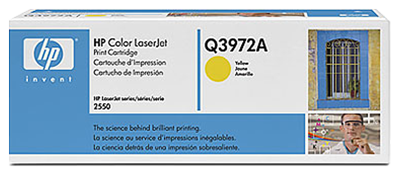 HP 123A LaserJet Cartus Toner Galben (Q3972A) pentru HP Color LaserJet 2550, 2820, 2830, 2840 Printer Series&nbsp;big picture