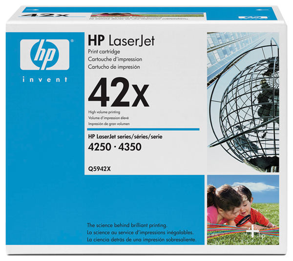 HP 42A LaserJet Cartus Toner Negru (Q5942X) pentru HP LaserJet 4250, 4350 Printer Series&nbsp;big picture