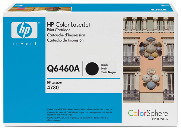 HP 644A Color LaserJet Cartus Toner Negru (Q6460A) pentru HP Color LaserJet 4730 MFP, CM4730 Printer Series&nbsp;big picture