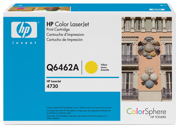 HP 644A Color LaserJet Cartus Toner Galben (Q6462A) pentru HP Color LaserJet 4730 MFP, CM4730 Printer Series&nbsp;big picture