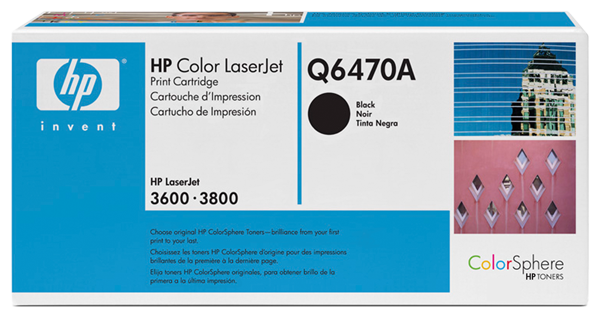HP 501A Color LaserJet Cartus Toner Negru (Q6470A) pentru HP Color LaserJet CM3505, 3600, 3800 Printer Series&nbsp;big picture