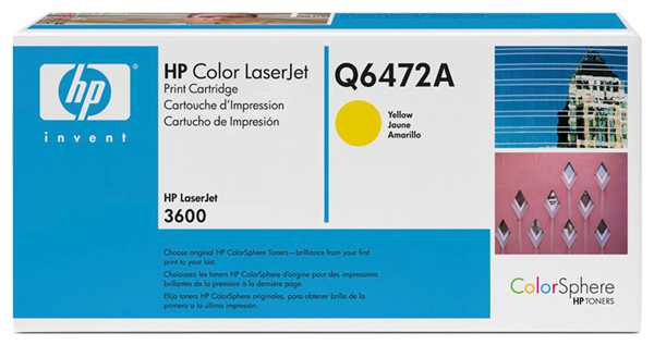 HP 502A Color LaserJet Cartus Toner Galben (Q6472A) pentru HP Color LaserJet 3600 Printer Series&nbsp;big picture