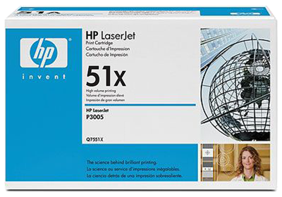 HP 51A Cartus Toner Negru (Q7551A) pentru HP LaserJet P3005 Printer Series, P3027, P3035 MFP Series&nbsp;big picture