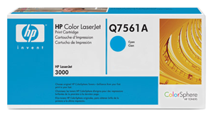 HP Q7561A Color LaserJet Cartus Toner Cyan (Q7561A) pentru HP Colour LaserJet 2700, 3000 Printer Series&nbsp;big picture