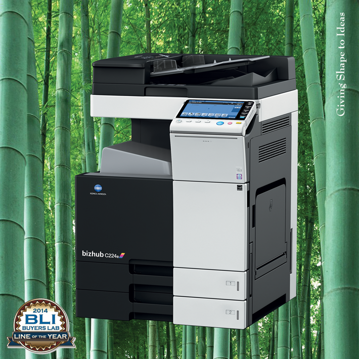 bizhub C224e standard + Reversible Automatic Document Feeder DF624 + Toner