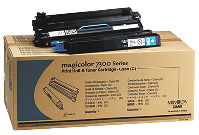 Cartus Toner Cyan (7,5k) + Print Unit (32k) Konica Minolta pentru Magicolor 7300 Printer Series - (new code: 4333713)&nbsp;big picture