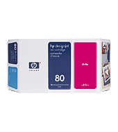 HP 80 Magenta Ink Cartridge (C4847A) - 350ml&nbsp;small picture similar products