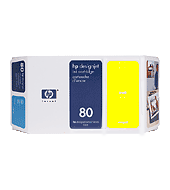 HP 80 Galben Ink Cartridge (C4848A) - 350ml&nbsp;small picture similar products