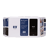 HP 80 Negru Ink Cartridge (C4871A) - 350ml&nbsp;small picture similar products