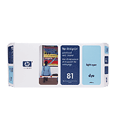HP 81 Light Cyan Dye Printhead/Cleaner (C4954A)&nbsp;small picture similar products