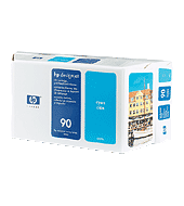 HP 90 Value Pack Cyan - Ink + Printhead + Cleaner (C5079A)&nbsp;small picture similar products