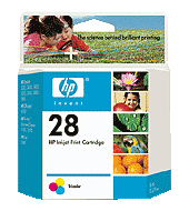 HP 28 Tri-color Inkjet Print Cartridge (C8728AN) - 8ml&nbsp;small picture similar products