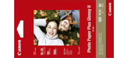 Canon PP-201 Hartie Foto Plus Glossy II, InkJet, 10 x 15cm, 50 coli, 260g/m�; 