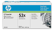 HP 53X Cartus Toner Negru (pachet dublu) (Q7553XD) pentru HP LaserJet M2727 MFP Series, P2010, P2014, P2015 Printer Series&nbsp;small picture similar products