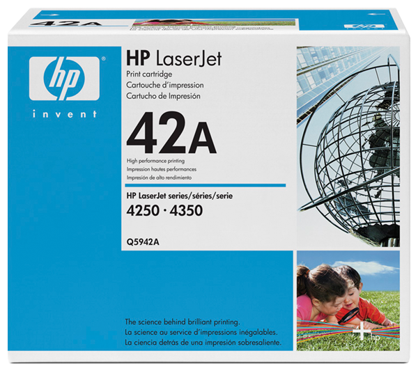 HP 42A LaserJet Cartus Toner Negru (Q5942A) pentru HP LaserJet 4250, 4350 Printer Series&nbsp;big picture